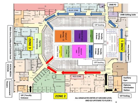 Procession Order and seating map